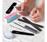 Manicare Set per la cura delle unghie, limare e pulire le unghie, tagliare le cuticole, pulire le unghie, smerigliare, pennello per unghie, cuticole troppo cresciute, strumenti per manicure, manicure