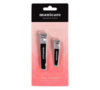Manicare Tagliaunghie, confezione da 2, tagliaunghie in acciaio inox piccolo e medio per tagliare con precisione unghie dei piedi e delle mani, lama professionale, perfetto per manicure e pedicure a