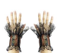 Maniche A Polso Da Polso In Pizzo - Rivestimenti Decorativi Finti A Mano, Bande Di Braccio Elastico In Rete | Eventi A Tema Per Sessioni Fotografiche, Braccialetto Da Braccialese Per Artisti