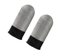 Maniche di per gioco, maniche da gioco di - Punta di punta della protezione in fibra d'argento anti-slip delle dita,Coprini di protezioni per pollice traspirante touchscreen per donne, giochi per