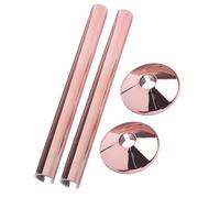 Maniche in tubo cromato durevoli ed eleganti per tubi radiatore 15 mm (2 confezi