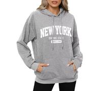 Maniche lunghe con cappuccio felpe con cappuccio per le donne Comfort Anime Pullover Felpe con cappuccio Carino Top Workou Cool Essential Y2K Cartoon Trendy Fall Thin University Soft Fashion 2025