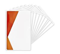 Maniche per carte da scambiare, maniche di protezione per carte - Copertine in PVC 10X per carte di trasporto,Coperture protettive resistenti all'acqua per donne uomini adolescenti