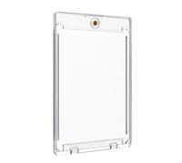Maniche per carte di credito - Supporto magnetico in acrilico, protezione da collezione, organizzazione giudiziaria trasporto trasporto showcase stoccaggio, Box Trading Collection Display