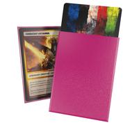 Maniche per schede esterne della corteccia di protezione definitiva 100 maniche tcg di dimensioni standard 66 x 91 mm Poscia rosa finitura opaca no P