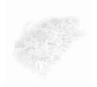 Maniche senza montatura per cornici, 100 pezzi Nuove maniche in plastica trasparente per occhiali senza montatura Fissaggio degli accessori(1.4 * 0.8 * 7.0mm)