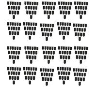 Maniche un Dito nel Fibra di Carbonio un 18 Pin per Giochi Mobili PUBG Stampa Schermo Maniche un Dito Nero e Giallo (320 Pezzi)