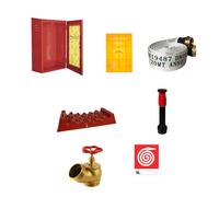Manichetta Antincendio UNI 70 Norma Uni 804 Da 20 MT KIT Completo A Parete