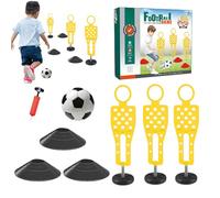 Manichini da allenamento di calcio - gioco di ostacoli di calcio durevole di lunga data | Pratici coni a disco con borsa per il trasporto | Kit di allenamento con velocità