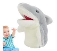 Manichino a forma di squalo, giocattolo per bambini | Soft Interactive Hand Puppet, guanto per bambole di squalo per ragazze con divertente narrazione e gioco teatrale