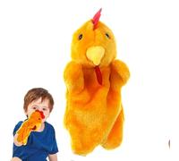 Manichino a mano di pollo - giocattolo da fattoria, personaggio realistico di uccelli | Funny Hen Costume Bambola interattiva Rooster - Bambola da fattoria, personaggio di pollo, bambola giocattolo