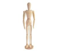 Manichino artistico professionale in legno sicuro con giunti mobili, perfetto per studi di anatomia