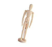 Manichino artistico professionale in legno sicuro con giunti mobili, perfetto per studi di anatomia