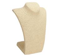 Manichino Busto con Collo per La Collana Esposizione dei Gioielli, Espositore, 3 Colori Opzionali - Beige