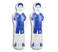 Manichino da allenamento per calcio 2 pezzi, 40x160cm manichini gonfiabili per portiere sacco da boxe portatile in PVC per manichino ad aria calcio di punizione portiere da parete