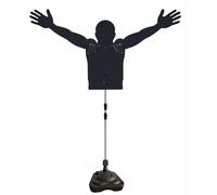 Manichino da Basket Robusto per Allenamento di Difesa, Regolabile in Altezza, per Il Controllo della Palla e Il palleggio, con Base a riempimento d'Acqua. Ideale per Esercizi(Large)