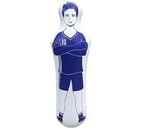 Manichino da calcio gonfiabile, 160 cm, per allenamento di calcio e esercizi di dribbling sulla parete (B)