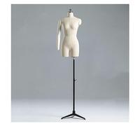 Manichino da Sartoria Rotabile 360° Manichino Sartoriale Busto Donna, Regolabile Manichini Busti Sartoriali Con Braccio Di Aspirazione Magnetico Per L'esposizione Di Abbigliamento Altezza Regolabile (