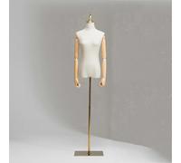 Manichino Da Sartoria,Torso Da Donna Per Vetrine, Con Altezza Regolabile,Con Base Metallica Manichino Donna,Manichini Con Braccio Rimovibile Per Esposizione In Vetrina, Cucito Sartoriale