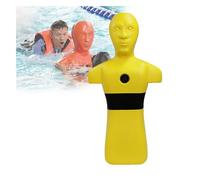 Manichino Di Addestramento For Il Salvataggio In Acqua, Strumenti Didattici For La Prevenzione Annegamento,Peso Di Zavorra Da 50 Kg Che Simula La Vera Resistenza(Yellow)
