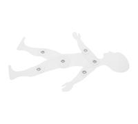 Manichino di Figura Umana Articolato per Studenti D'arte, Bianco | Giunti Mobili e Flessibili, Supporto Anatomico per Pose Dinamiche, per Workshop e Schizzi All'aperto