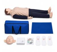 Manichino di formazione CPR a grandezza naturale per primo soccorso e | Manichino completo per compressione toracica, respiro di salvataggio e pratica delle vie aeree durante la RCP e l'allenamento
