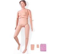 Manichino di Formazione Infermieristica Geriatrica di Base Manichino di Formazione Infermieristica A Grandezza Naturale da 5,3 Piedi con Camice da Ospedale E Modulo di Sostituzione per, Female