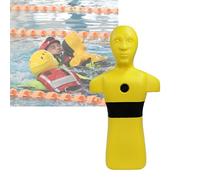 Manichino Di Salvataggio For Piscina, Modello Realistico For L'addestramento Antincendio Con Tre Porte Iniezione Dell'acqua, Adatto Ad Adolescenti E Adulti(Yellow)