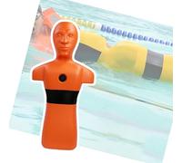 Manichino Di Salvataggio For Piscina/spiaggia E Fiume For La Prevenzione Dell'annegamento, Modello In Piscina Con Tre Fori Iniezione Dell'acqua(Orange)