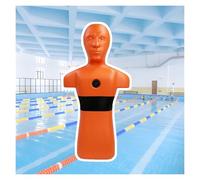 Manichino Di Salvataggio For Piscina/spiaggia E Fiume, Modello Addestramento Antincendio Esercitazione, For Gare In Acqua(Orange)