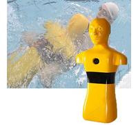 Manichino Di Salvataggio For Piscina/spiaggia/fiume Ad Alta Resistenza Con Tre Fori For L'iniezione Dell'acqua, Adatto For Adolescenti E Adulti(Yellow)