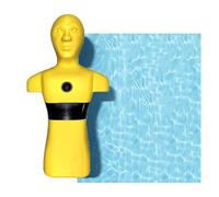 Manichino di salvataggio in acqua per la prevenzione dell'annegamento e la pratica della sicurezza antincendio con fori di ingresso multipli