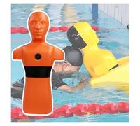 Manichino Di Salvataggio In Piscina, Modello Realistico Addestramento E Esercitazione Antincendio For La Prevenzione Dell'annegamento, Adatto For Gare In Acqua(Orange)