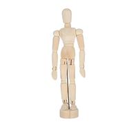 Manichino Disegno da 15cm, Uomo Modello di Legno Manikin Articulated Mannequin di Arte, Perfetto per Principianti, Professionisti e Artisti
