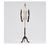 Manichino femminile regolabile con treppiede per esposizione di indumenti e gioielli