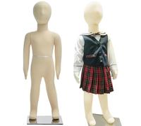 Manichino flessibile del bambino del corpo pieno per la progettazione di abbigliamento, perfetto per espositori di boutique e mercati dei fornitori