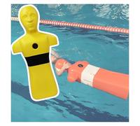 Manichino For Addestramento Al Salvataggio In Acqua, Dispositivo Di Iniezione Rapida Acqua For Il Salvataggio, Modello Piscina Con 3 Fori Di Iniezione Acqua(Yellow)