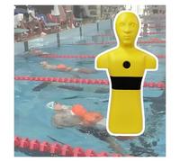 Manichino For Addestramento Al Salvataggio In Acqua, Dispositivo Di Iniezione Rapida, Modello Piscina Con 3 Fori , Carico Completo 50 Kg(Yellow)