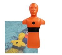 Manichino For Addestramento Al Salvataggio In Acqua,dispositivo Rapido Con Iniezione D'acqua,modello In Piscina,carico Completo 50kg(Orange)