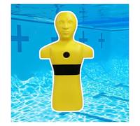 Manichino For Addestramento Al Salvataggio In Acqua,dispositivo Salvataggio Rapido Con Iniezione D'acqua,simulatore Salvataggio In Piscina,facile Pulire(Yellow)