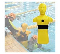 Manichino For Addestramento Al Salvataggio In Acqua, Manichino Realistico For Fuoco, For Gare Di In Con Tre Fori For L'iniezione Dell'acqua(Yellow)