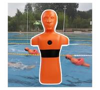 Manichino For Addestramento Al Salvataggio In Acqua, Modello Di Salvataggio In Piscina, For Esercitazioni In Acqua Con 3 Fori, Non Richiede Montaggio(Orange)