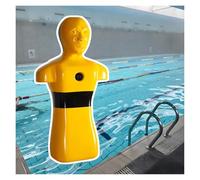 Manichino For Addestramento Al Salvataggio In Acqua,modello Salvataggio In Piscina,dispositivo Iniezione Rapida Acqua Salvataggio,non Richiede Montaggio(Yellow)