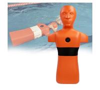 Manichino For Addestramento In Acqua, Manichino For Esercitazione Antincendio, Funzione Di Riempimento/svuotamento Rapido, For Esercitazioni Di Salvataggio(Orange)