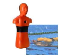 Manichino For Il Salvataggio In Acqua - For L'addestramento Al Fuoco Con Simulazione Di Piscina/spiaggia/fiume Scarico Rapido(Orange)