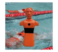 Manichino For Il Salvataggio In Acqua,modello Di Esercitazione Antincendio In Plastica PE,in Piscina,110,2 Libbre Dopo L'iniezione D'acqua, Drenaggio Rapido(Orange)