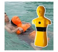 Manichino For Il Salvataggio In Acqua,modello Di Esercitazione Antincendio,simulatore Di Addestramento Al Piscina, Con 3 Fori(39,4x19,5x9,5 Pollici)(Yellow)