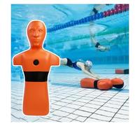Manichino For Il Salvataggio In Acqua, Modello For Esercitazione Antincendio, Attrezzatura For L'addestramento Al In Piscina Con Tre Porte Di Iniezione Dell'acqua(Orange)