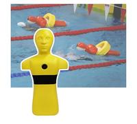 Manichino For Il Salvataggio In Acqua - Simulatore For Piscina/spiaggia E Fiume Con 3 Porte Di Iniezione D'acqua. Attrezzatura For L'addestramento Al In Piscina Adatta Ad Adolescenti Adulti(Yellow)