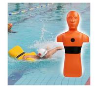 Manichino For Il Salvataggio In Acqua, Simulazione Di Piscina/spiaggia/fiume, Manichino Realistico For L'addestramento Antincendio Con 3 Fori For L'iniezione D'acqua(Orange)